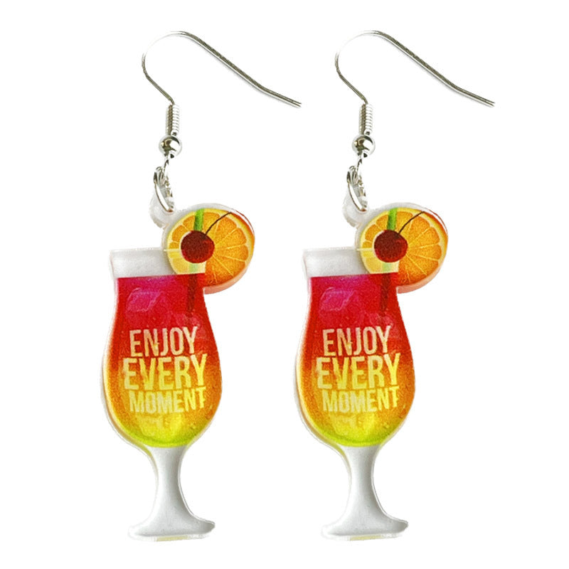 Cross Acrylic Earrings - product image 5