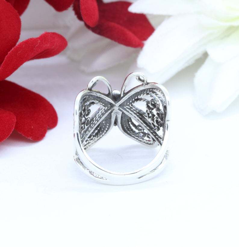 Vintage Cross Butterfly Ring - product image 5