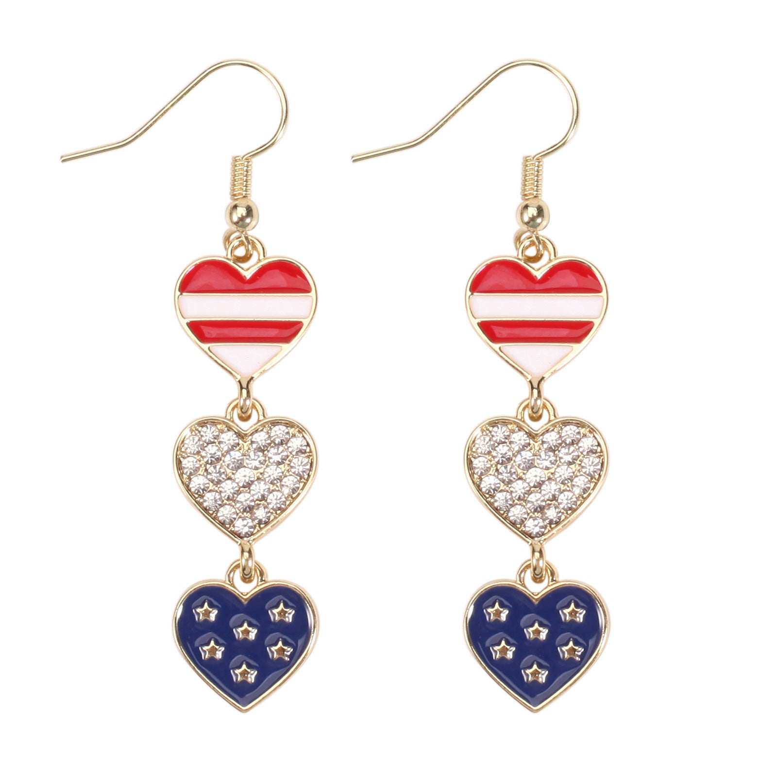 Cross Flag Earrings - product image 13