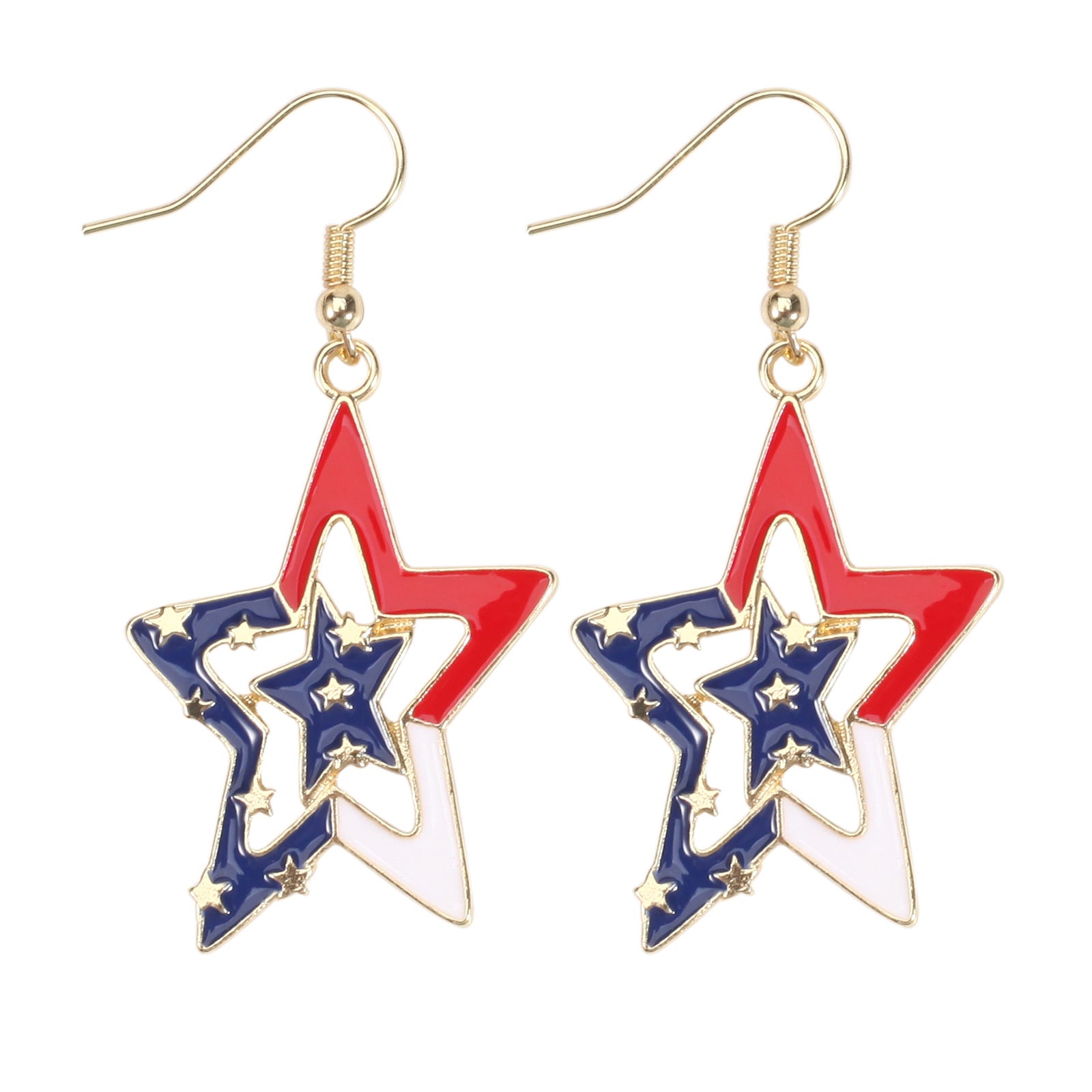 Cross Flag Earrings - product image 19