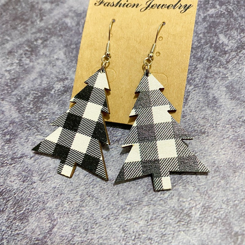 Cross Wood Earrings - product image 9