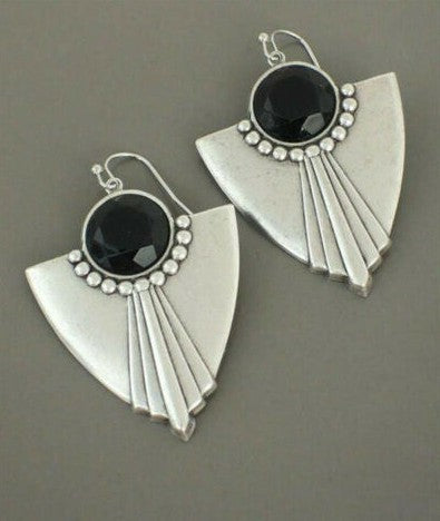 Earrings Inlaid with Sea Blue Topaz for Women Creative Rotating Water Drop - product image 38