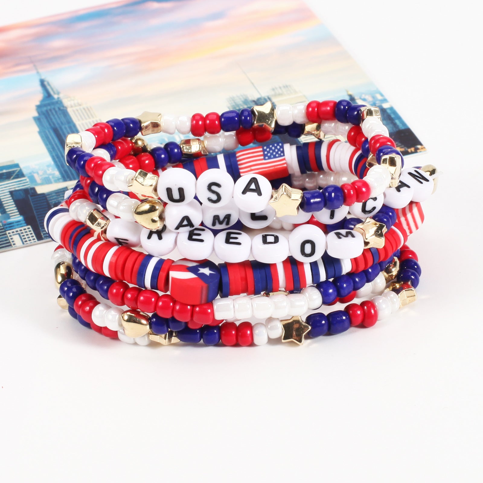 Flag Beaded Bracelet - product image 9