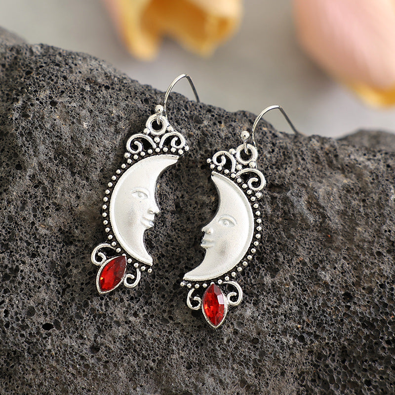 Moon Cross Earrings - product image 5
