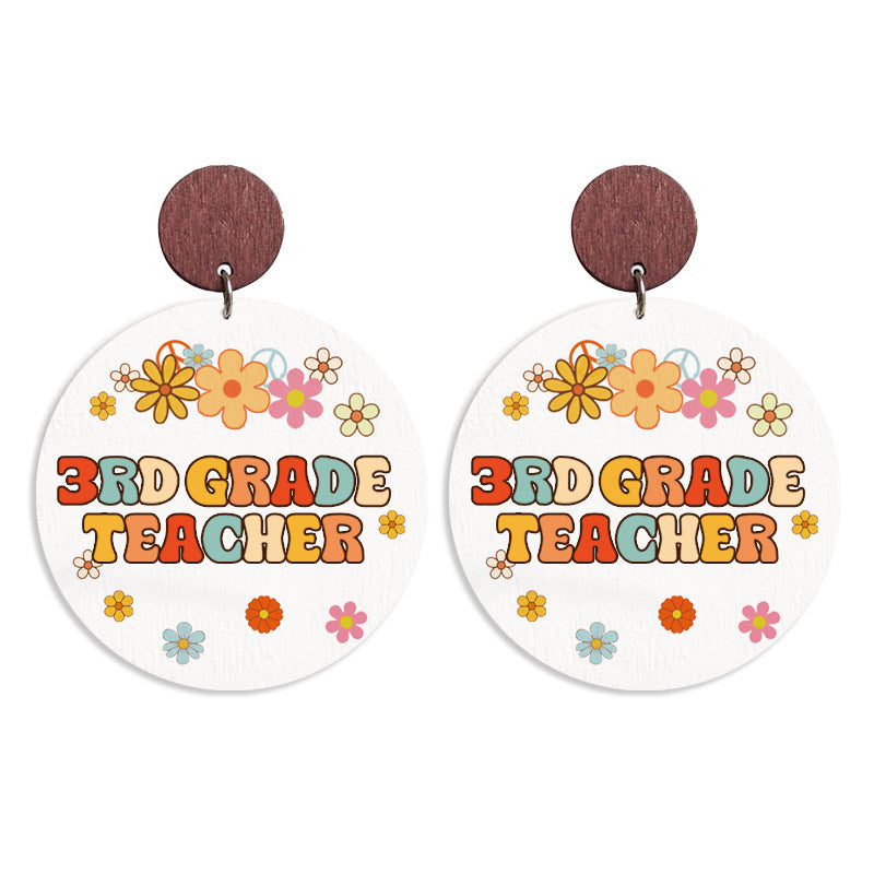 Boho Vintage Cross Wood Earrings - product image 6