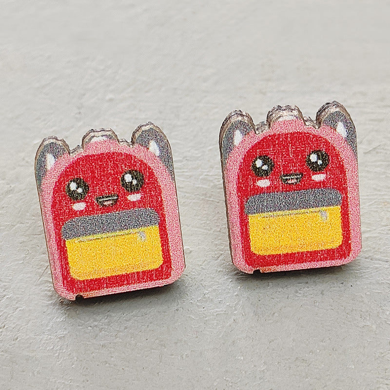 Cross Wood Earrings - product image 19