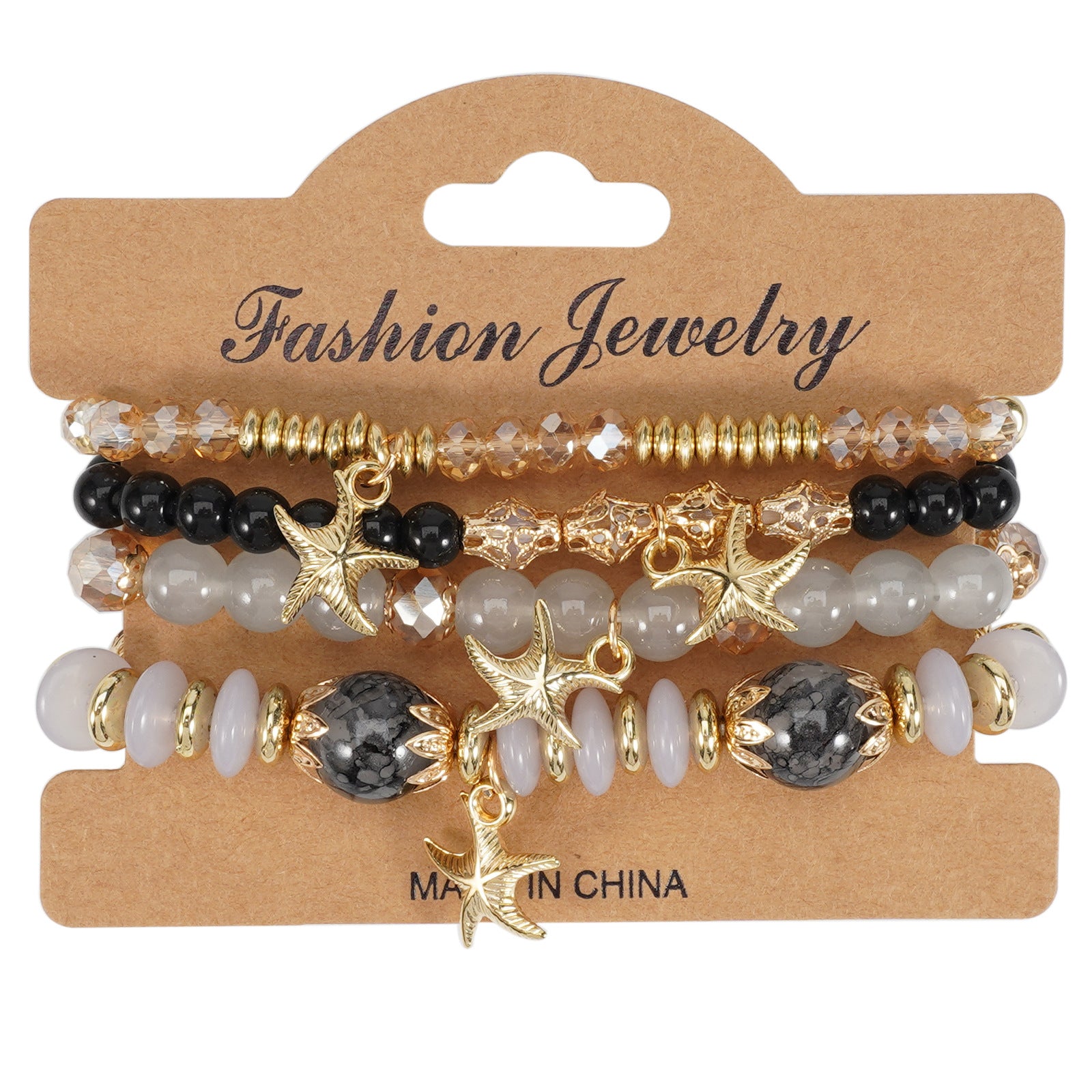 Boho Cross Beaded Crystal Necklace - product image 7