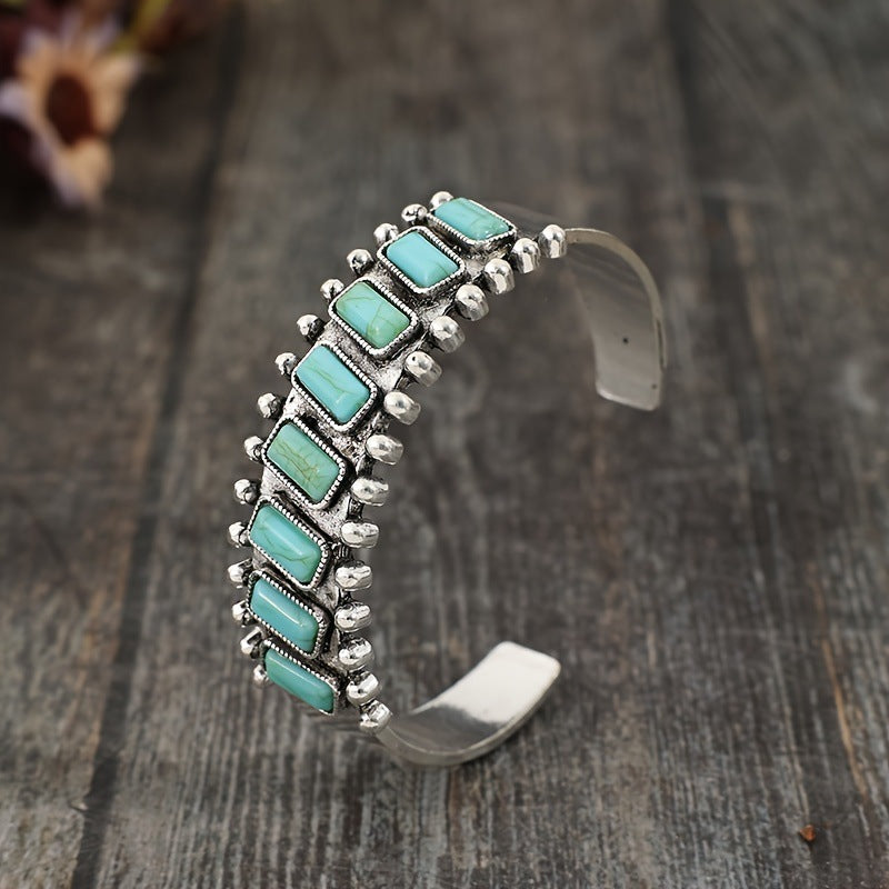 Turquoise Boho Vintage Cross Bracelet for Women - product image 5