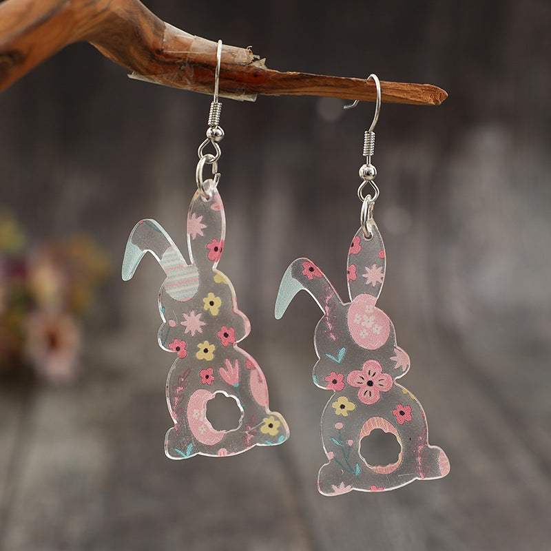 Floral Acrylic Earrings for Women - product image 1