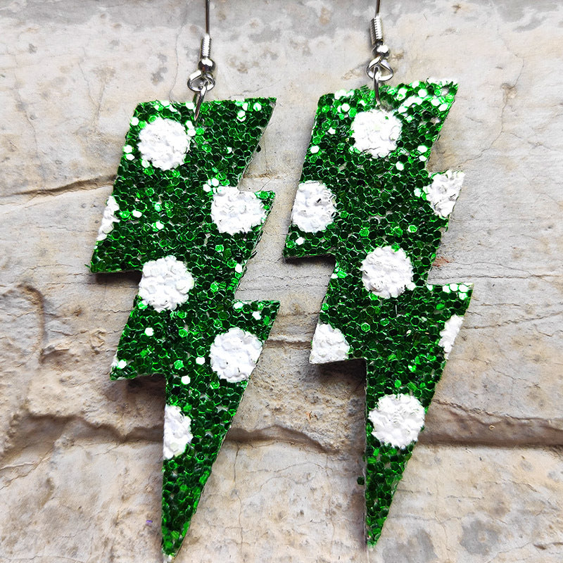 Statement Cross Leather Earrings - product image 20