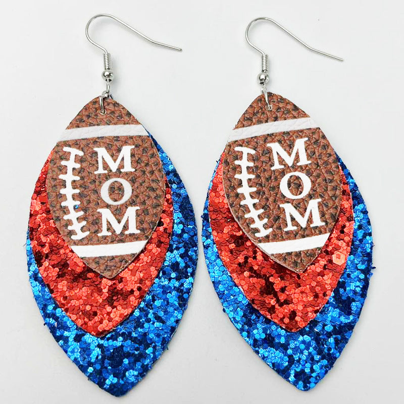 Cross Leather Earrings - product image 9