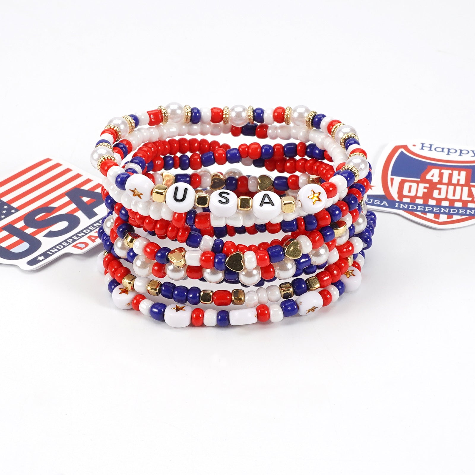 Flag Beaded Bracelet - product image 32