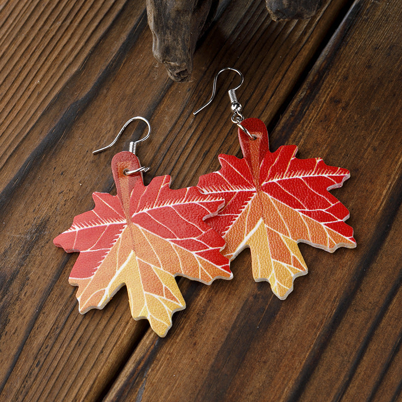 Leather Earrings - product image 3