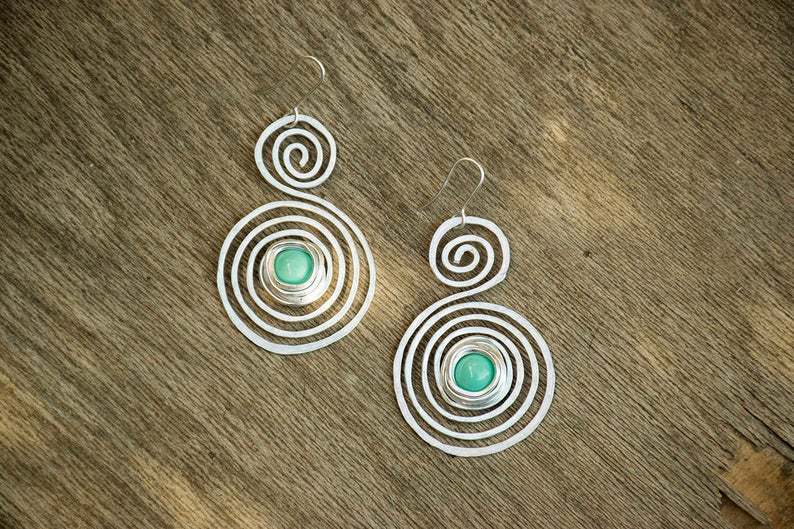 Turquoise Cross Earrings - product image 9