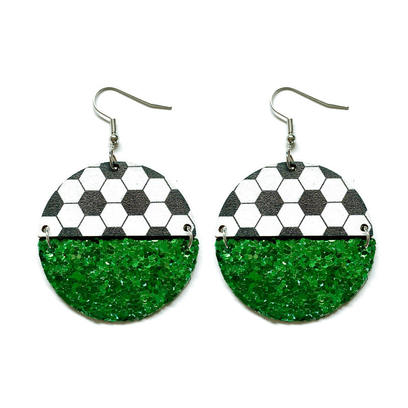 Cross Wood Acrylic Earrings - product image 5
