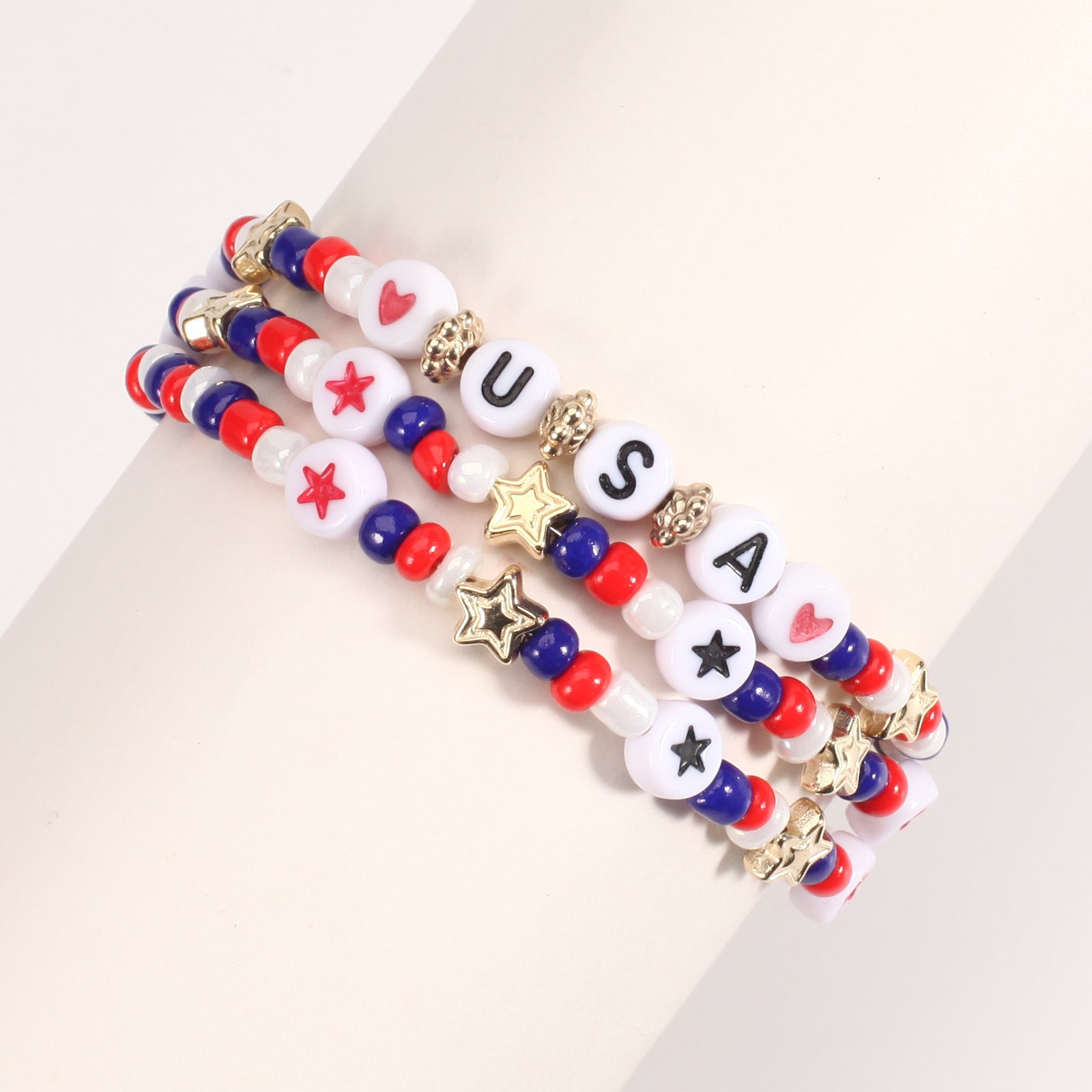 Flag Beaded Bracelet - product image 7