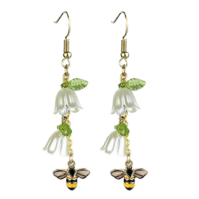 Vintage Floral Butterfly Bee Earrings for Women - product image 5