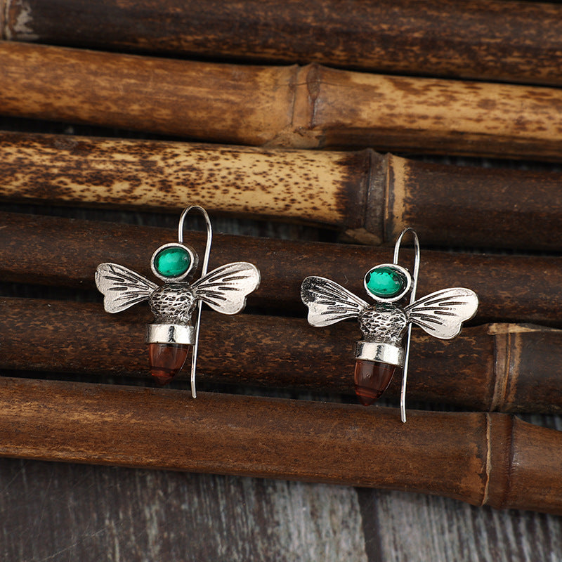 Vintage Cross Bee Earrings - product image 4