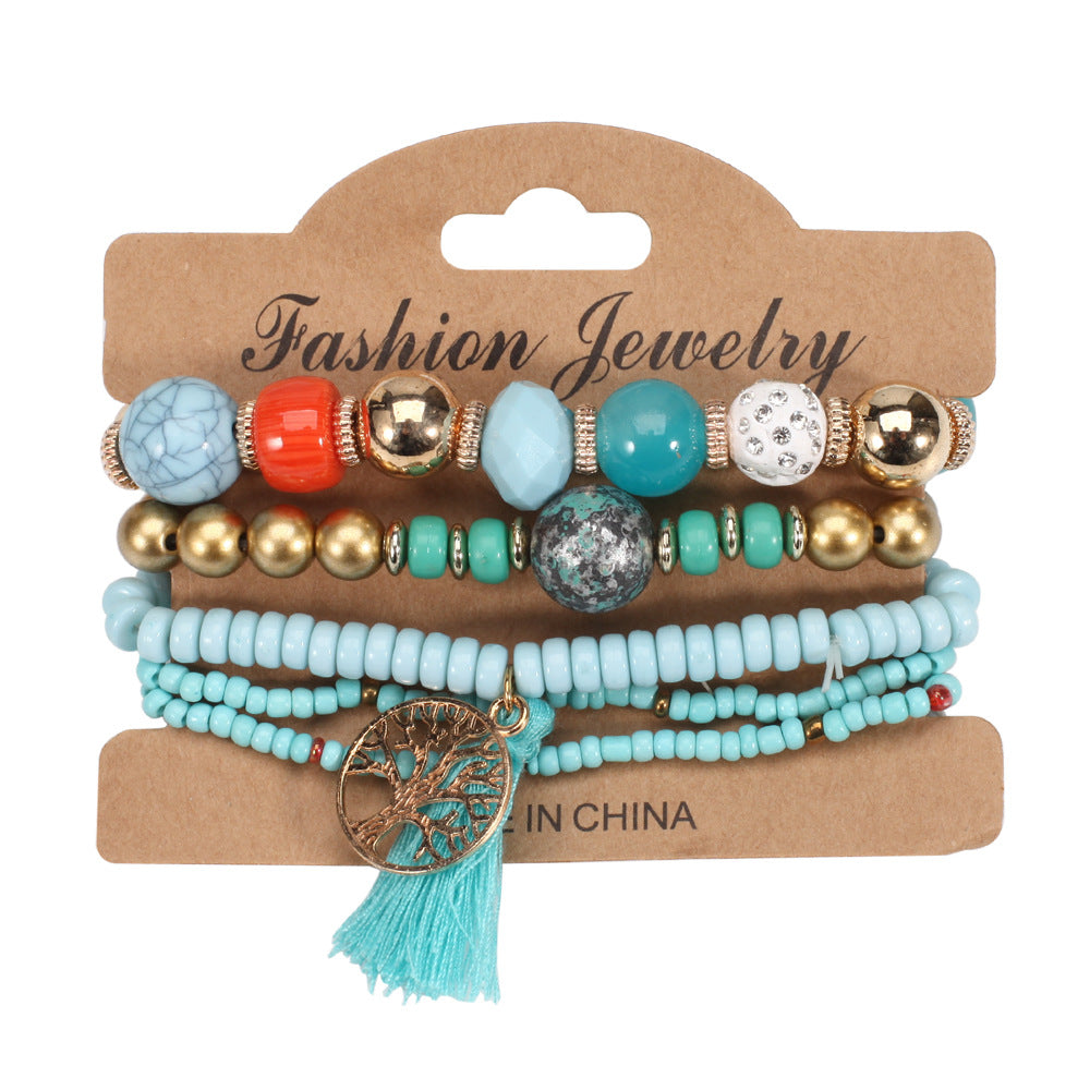 Boho Beaded Crystal Bracelet - product image 8