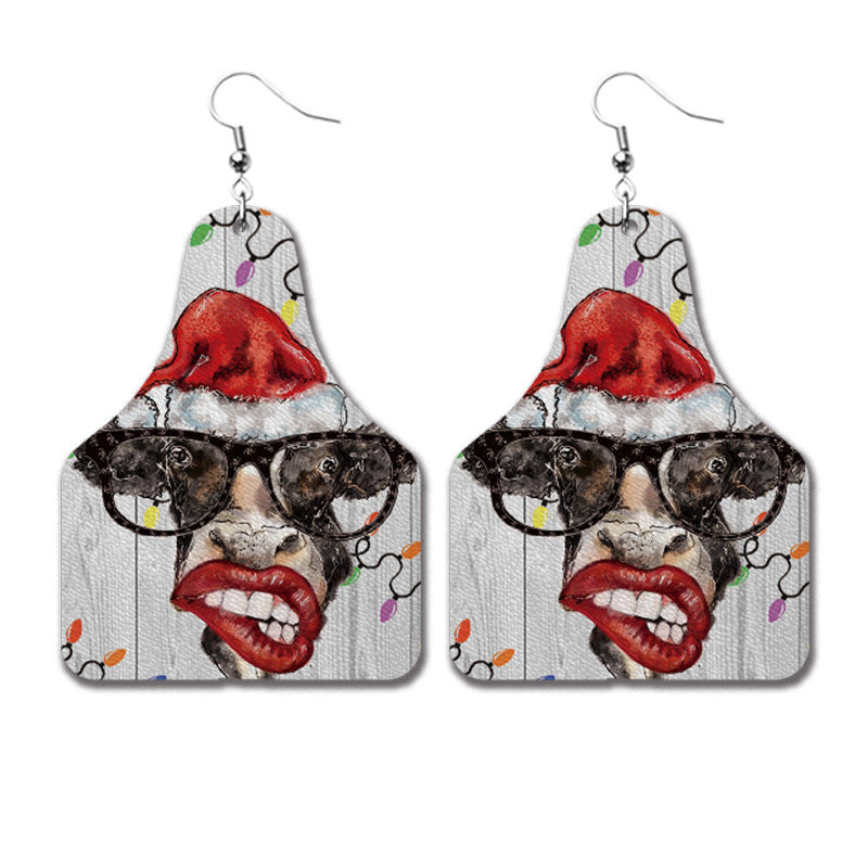 Western Vintage Leather Earrings - product image 16