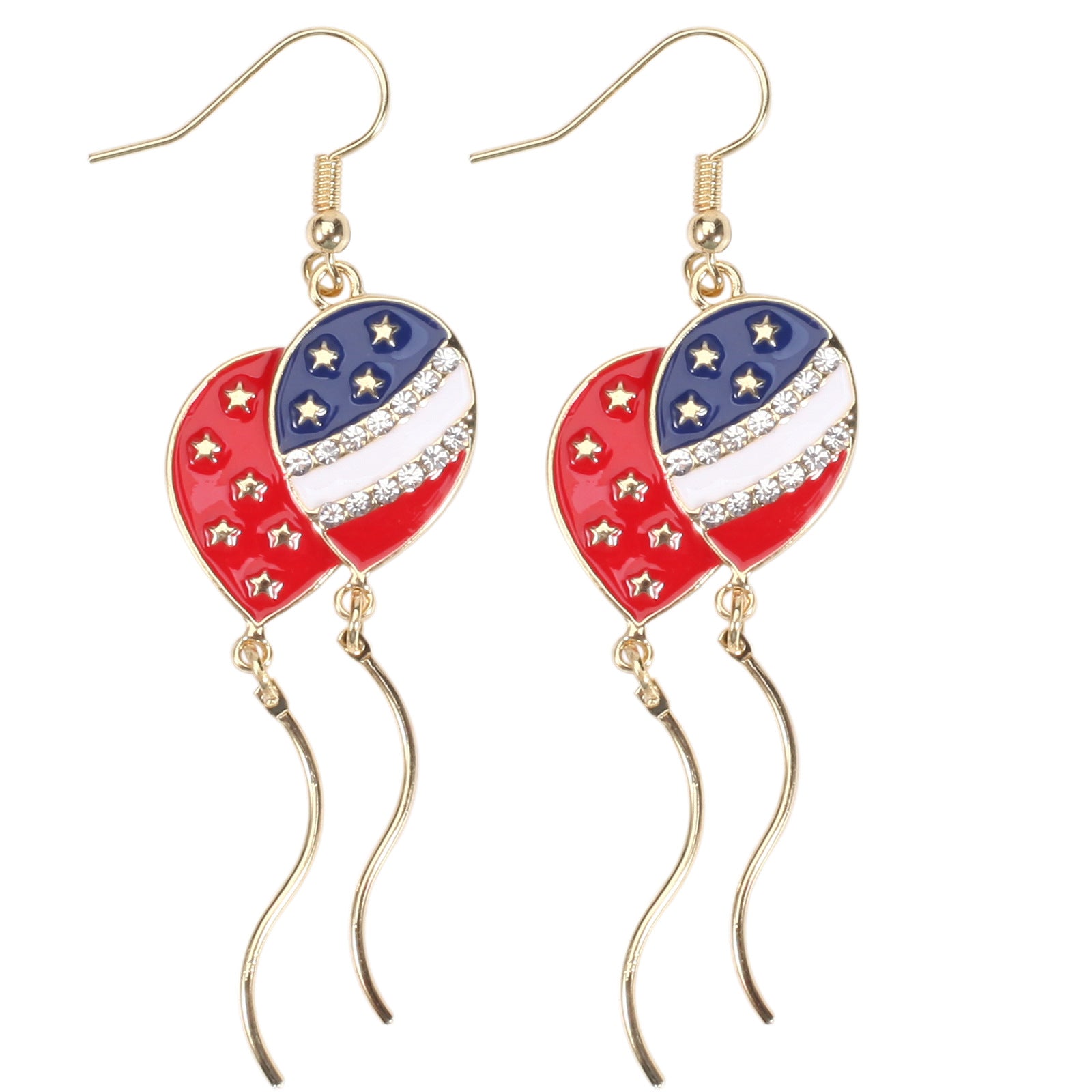 Cross Flag Earrings - product image 12