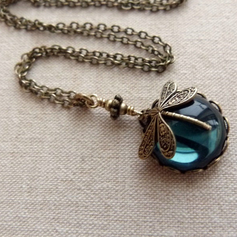 Boho Vintage Crystal Necklace for Women - product image 1
