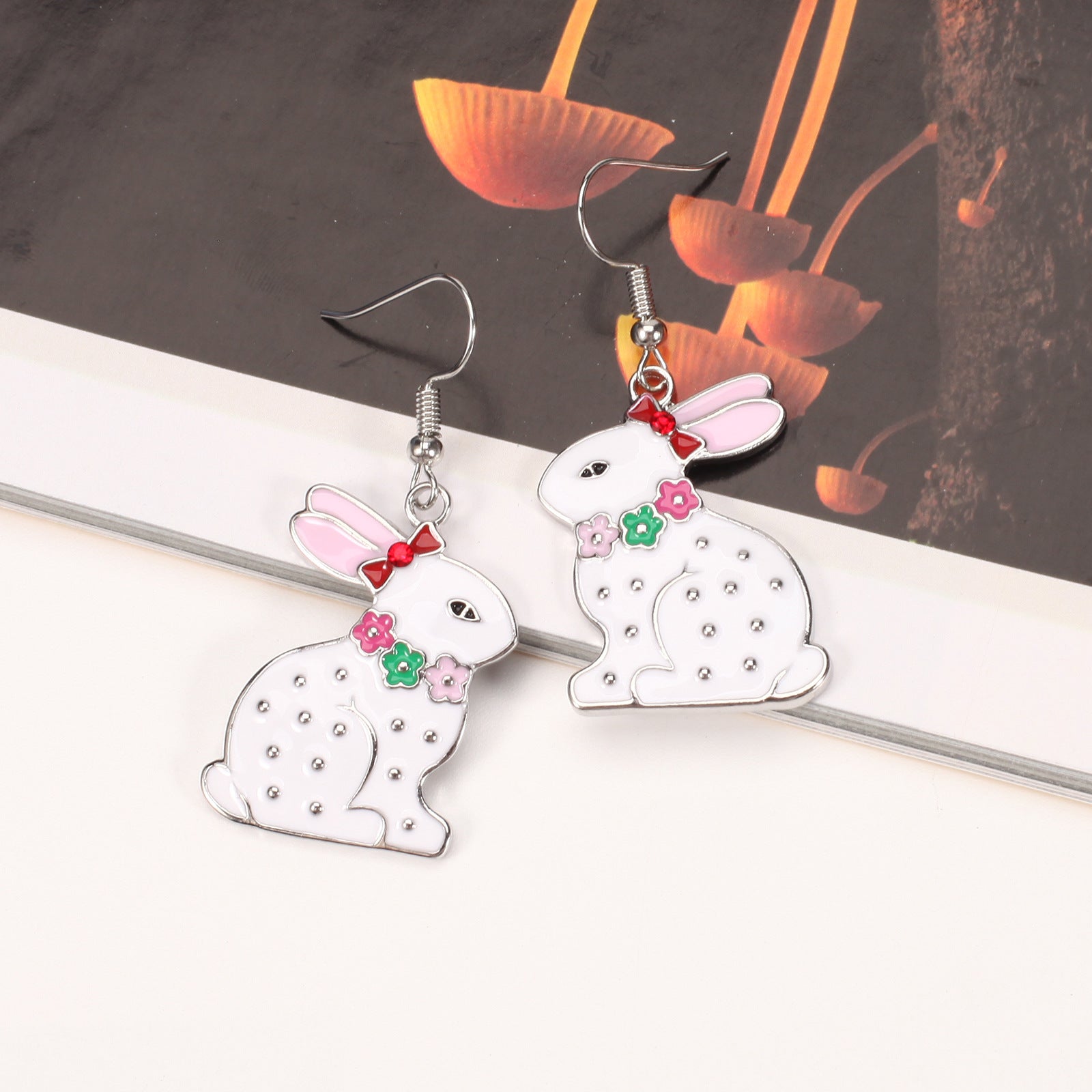 Easter Earrings Cartoon Cute Rabbit Easter Egg Carrot Earrings Spring Holiday - product image 35