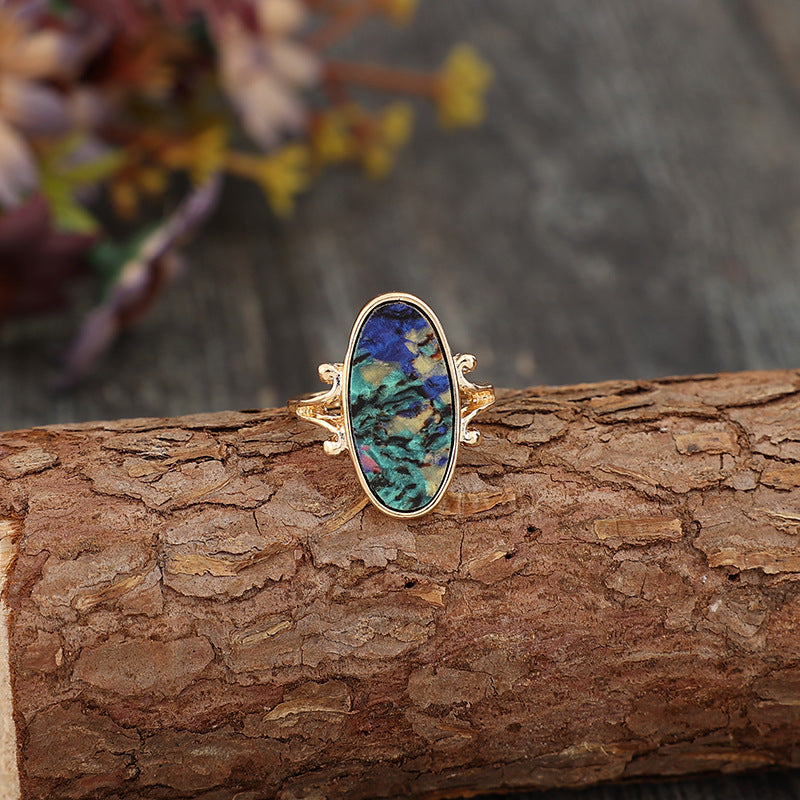 Vintage Geometric Cross Ring - product image 4