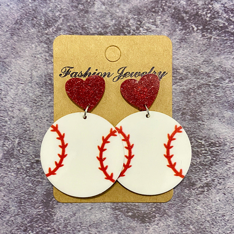 Cross Acrylic Earrings - product image 3