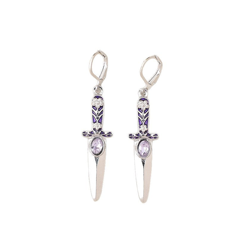 Floral Cross Earrings - product image 5