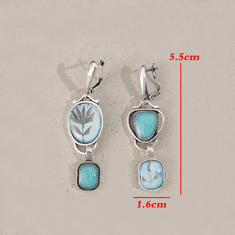 Vintage Geometric Cross Earrings - product image 7