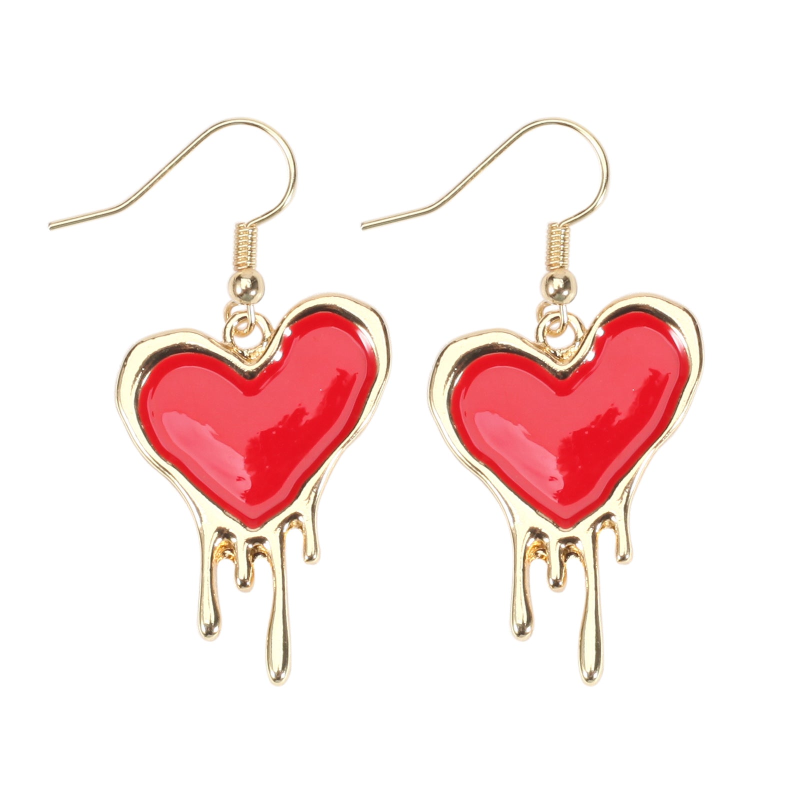 Heart Cross Crystal Earrings - product image 6