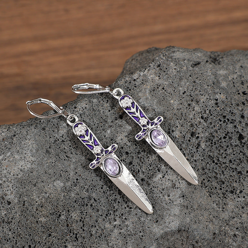 Floral Cross Earrings - product image 11
