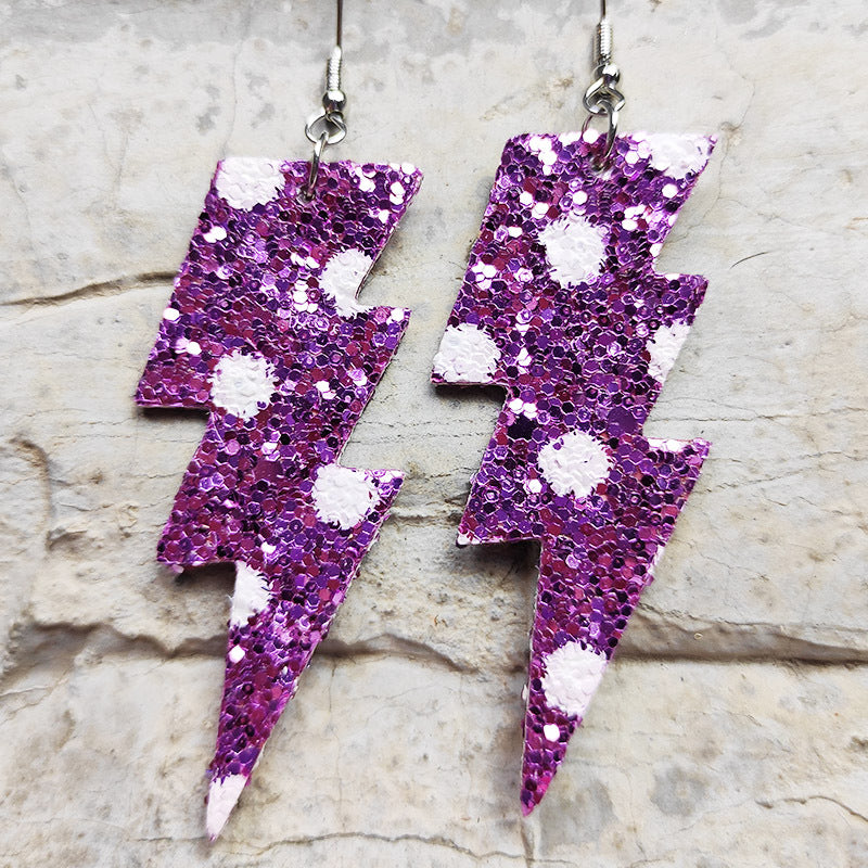 Statement Cross Leather Earrings - product image 19