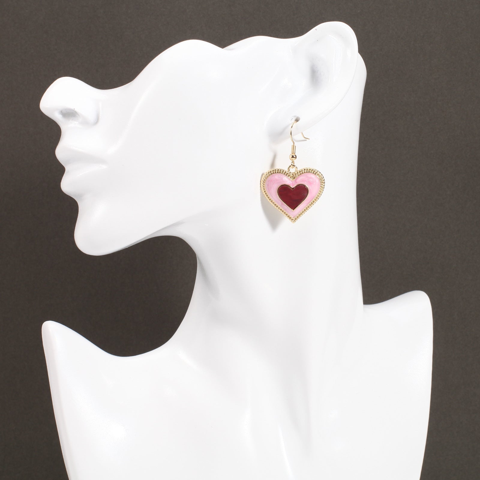 Heart Cross Crystal Earrings - product image 30