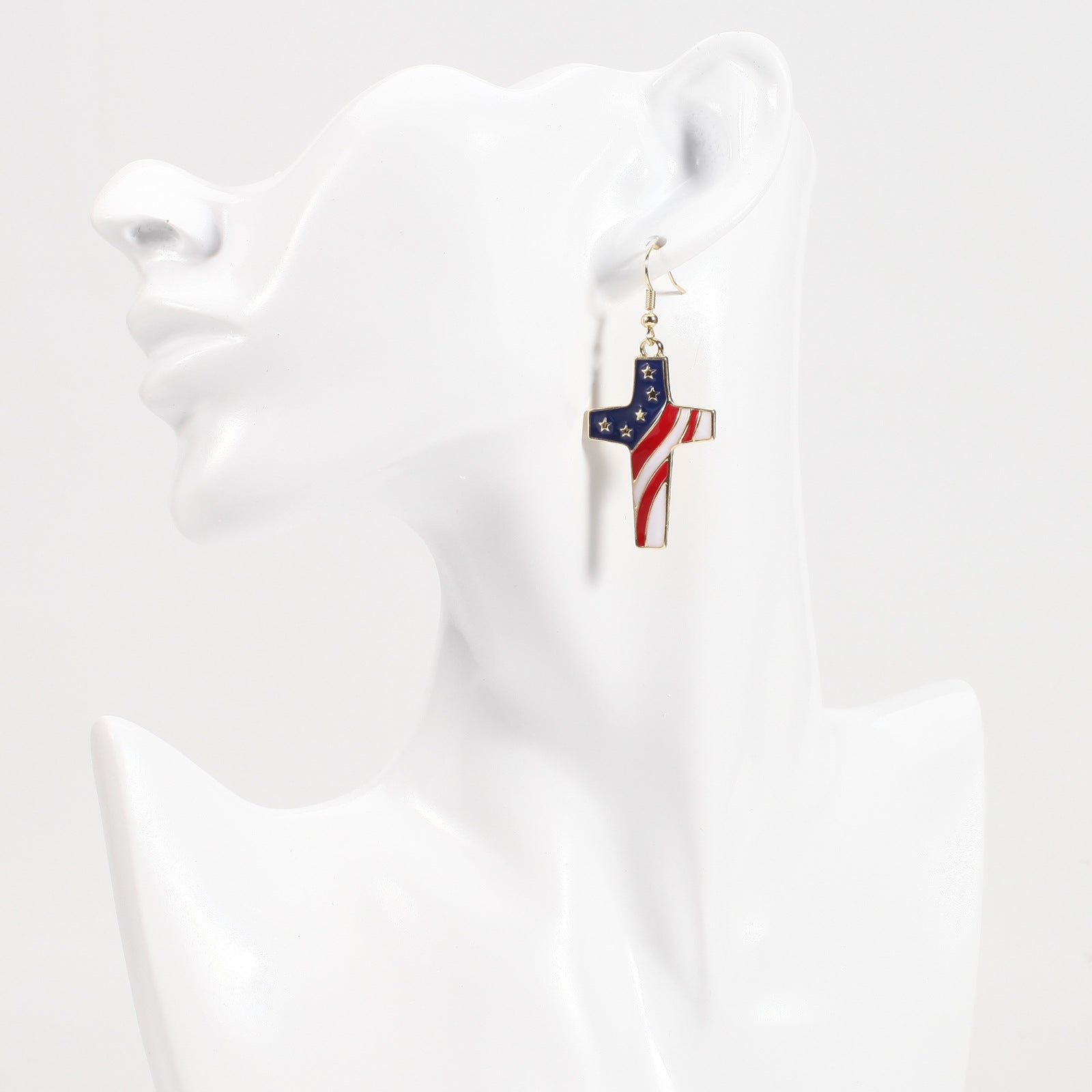 Cross Flag Earrings - product image 55