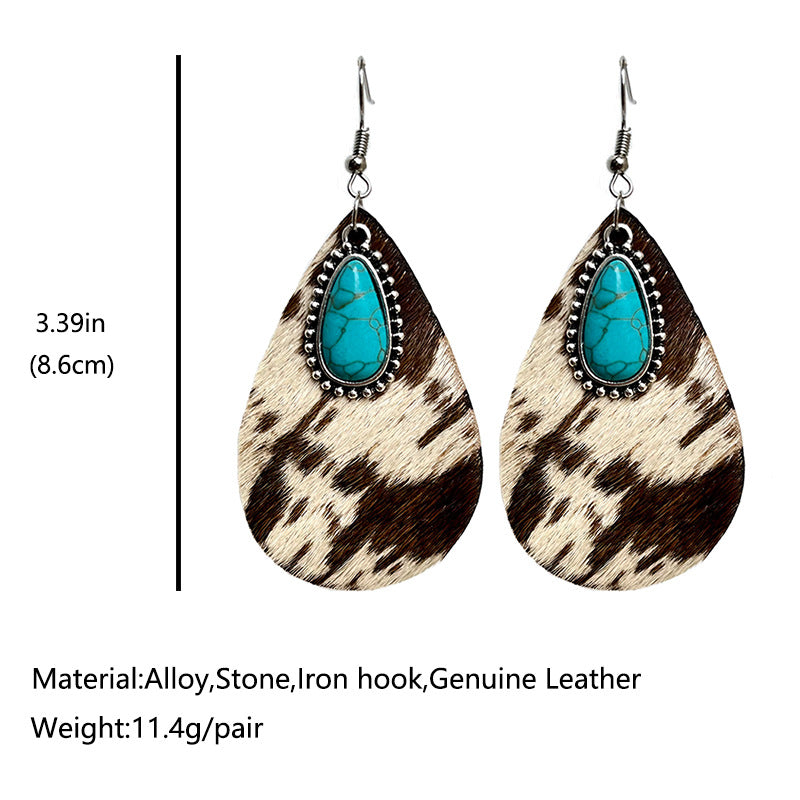 Western Turquoise Vintage Earrings - product image 4