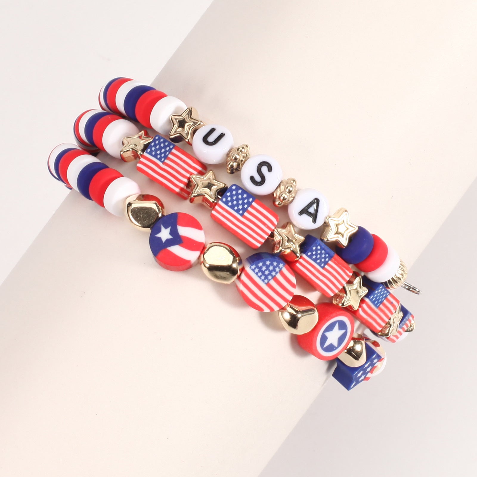 Flag Beaded Bracelet - product image 6