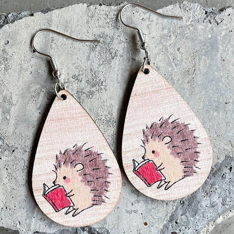 Boho Cross Wood Earrings - product image 6