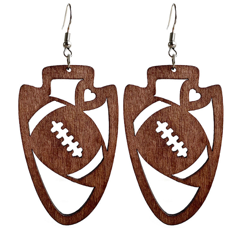 Statement Cross Wood Earrings - product image 5