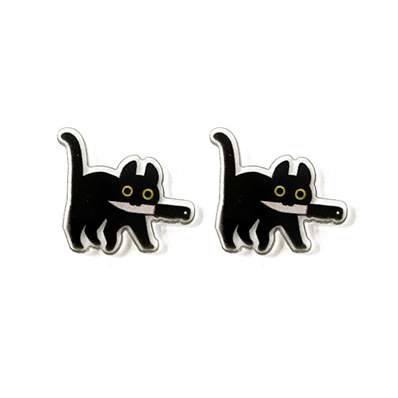 Cross Acrylic Earrings - product image 5