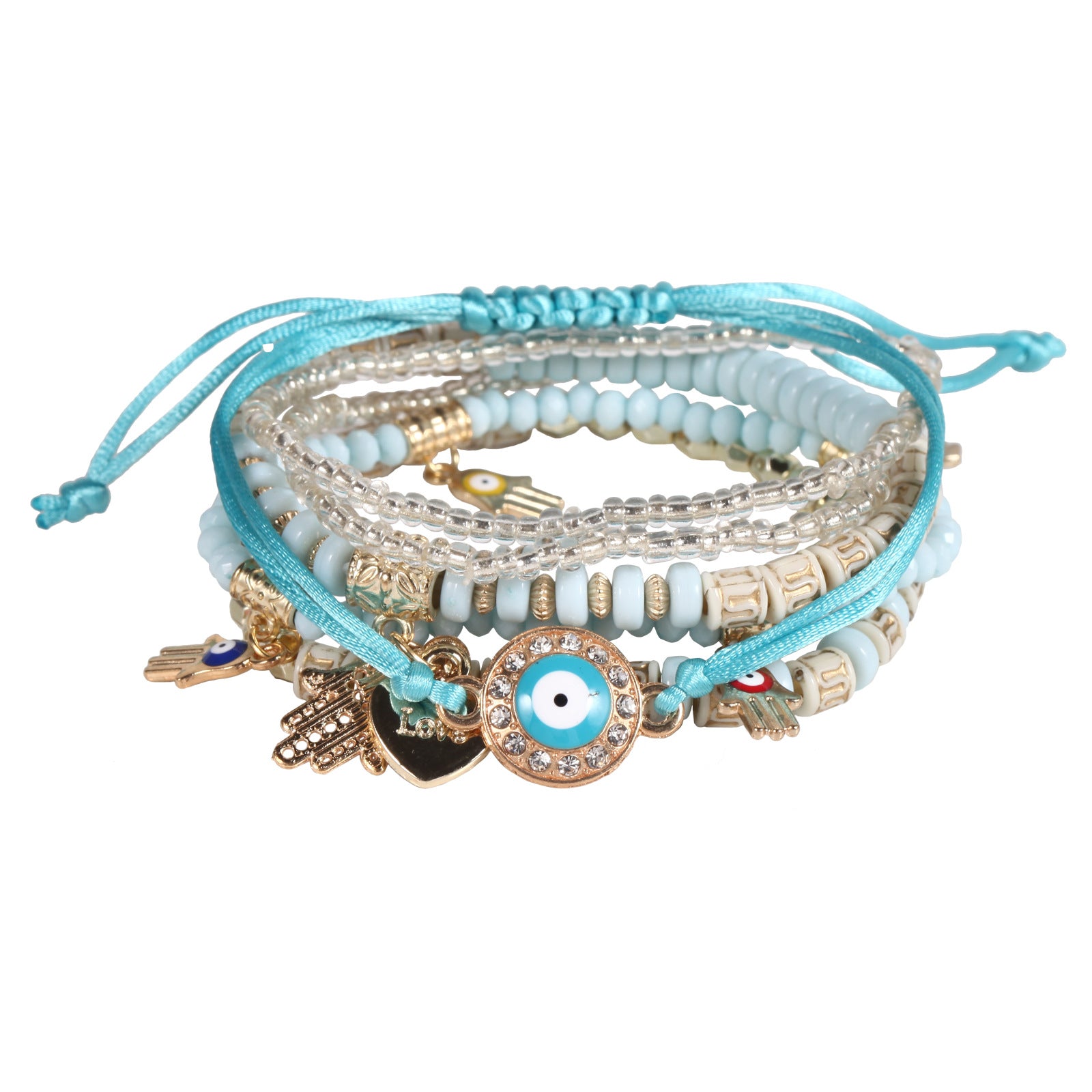 Cross Beaded Bracelet