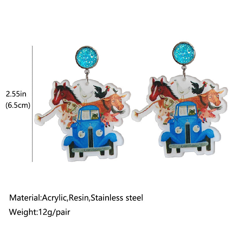 Acrylic Earrings - product image 4