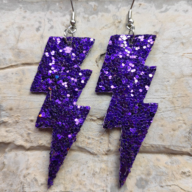 Statement Cross Leather Earrings - product image 7