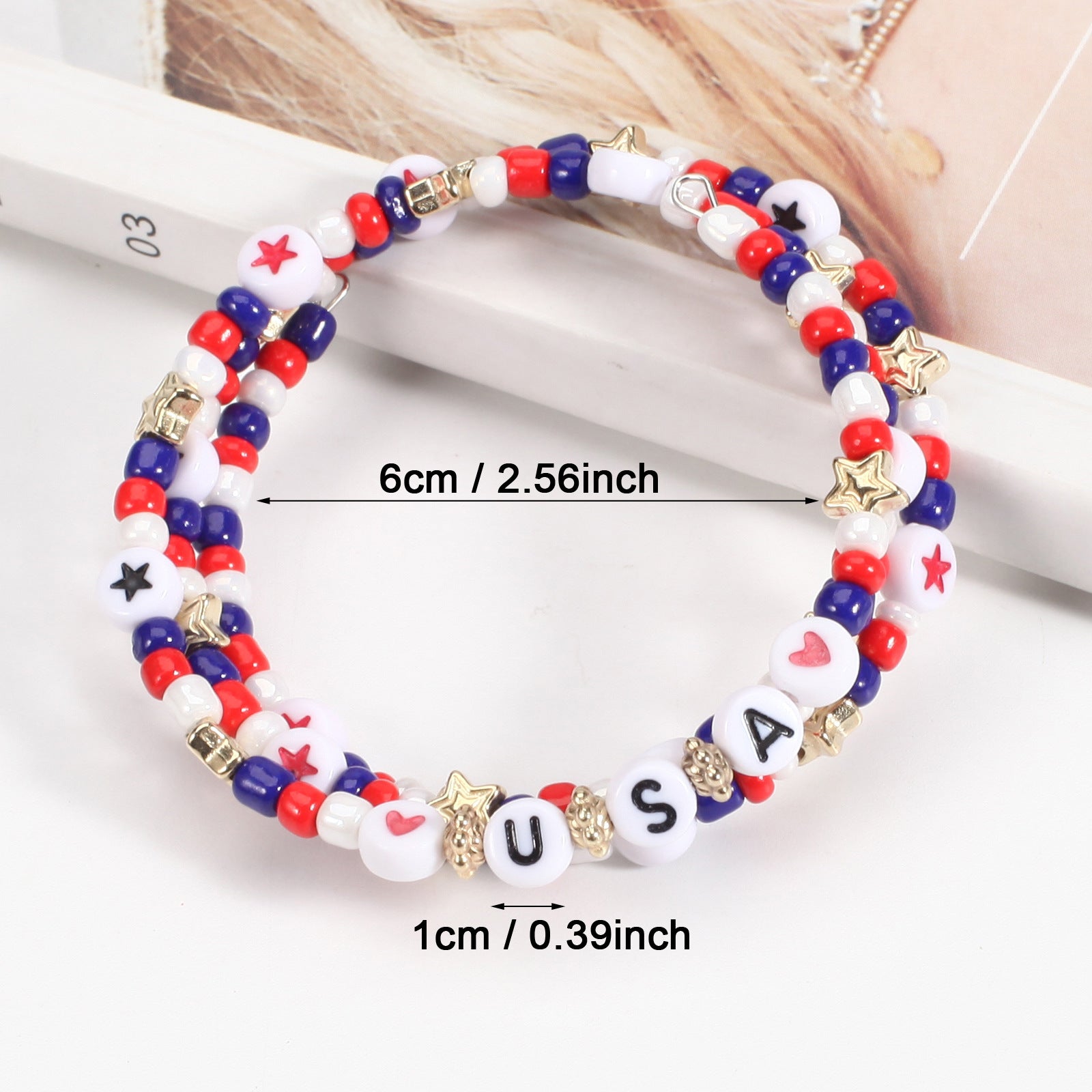Flag Beaded Bracelet - product image 23
