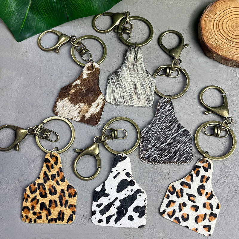 Western Cross Leather Keychain - product image 1
