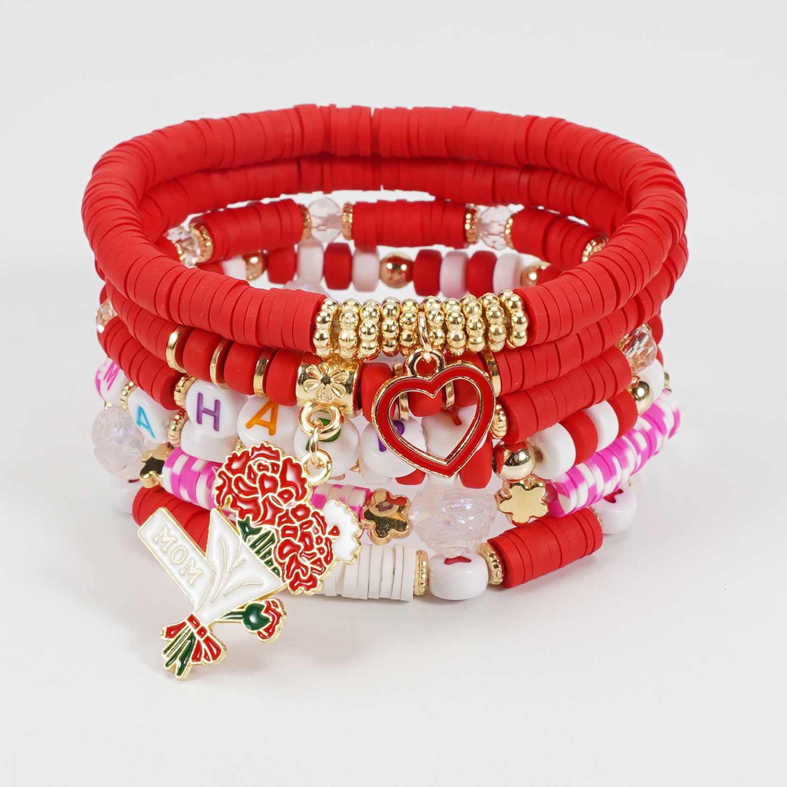 Floral Heart Beaded Bracelet - product image 29