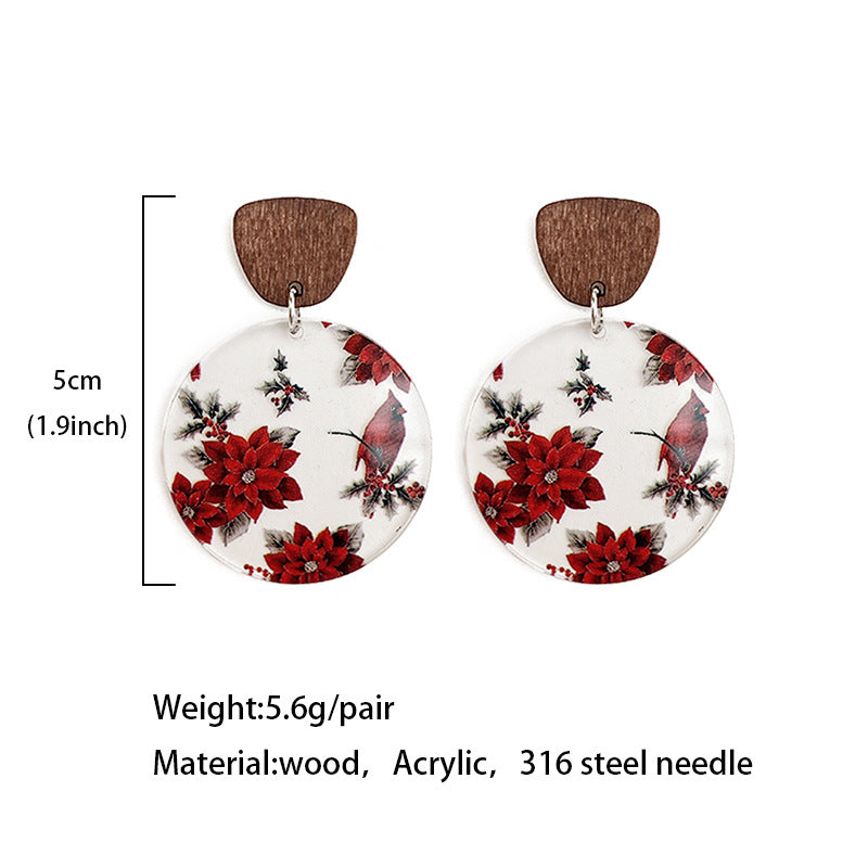 Cross Acrylic Earrings - product image 4