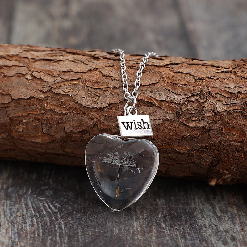 Heart Cross Crystal Necklace - product image 2