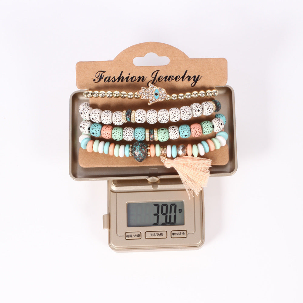 Vintage Cross Beaded Bracelet - product image 16